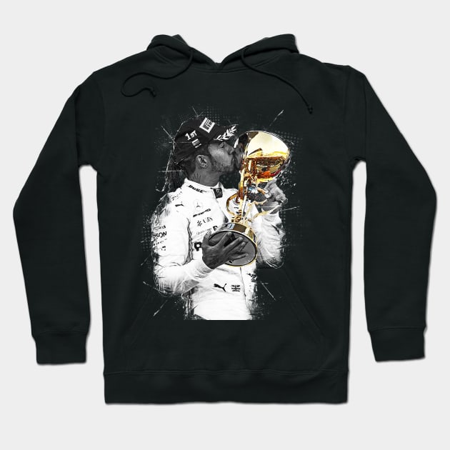 Lewis Hamilton Hoodie by Creativedy Stuff